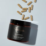 Osmosis Regenerate Capsules on blue background