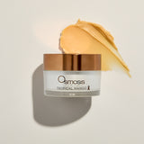 Osmosis Tropical Mask with product swatch on a beige background
