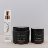 Three Osmosis products on a grey background