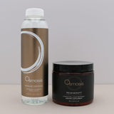 Osmosis immune defense bottle and regenerate jar on a neutral background